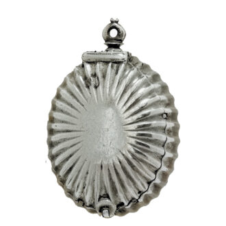 Rare Swiss silver scallop form pendant watch Circa 1650