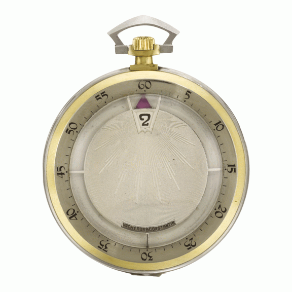 French Art Deco jumping hour chronoscope watch Circa 1930 French Art Deco jumping hour chronoscope watch Circa 1930