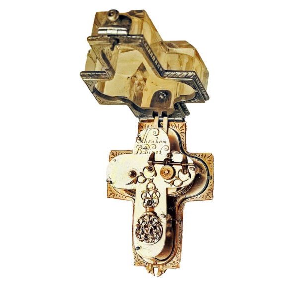 Swiss verge pendant watch in the shape of a crucifix Circa 1670 Swiss verge pendant watch in the shape of a crucifix Circa 1670