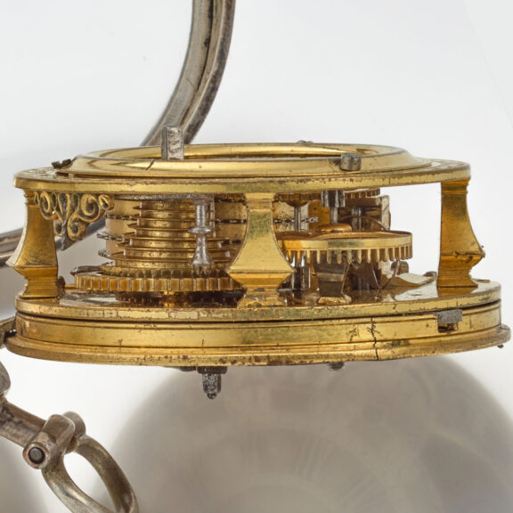 An early English verge watch with mock pendulum Circa 1720 An early English verge watch with mock pendulum Circa 1720