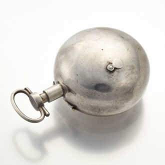 A Dutch verge pocket watch with champleve dial Circa 1700