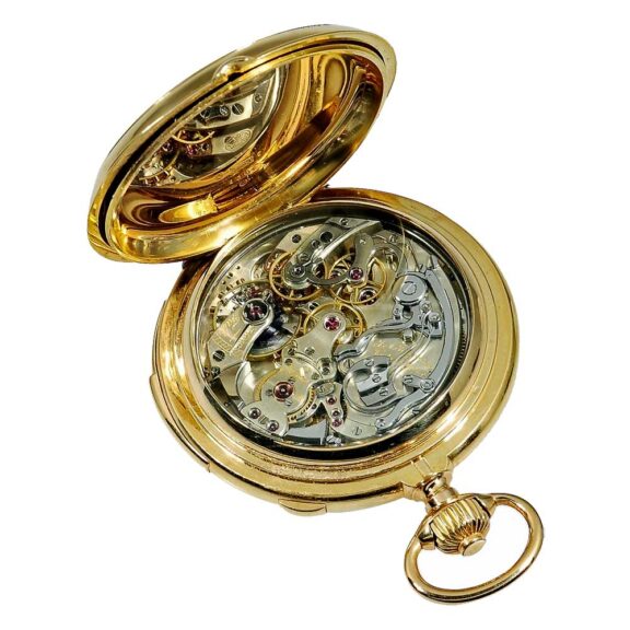 Danish minute repeating watch with split seconds Circa 1878 Danish minute repeating watch with split seconds Circa 1878