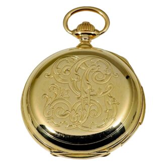 Danish minute repeating watch with split seconds Circa 1878