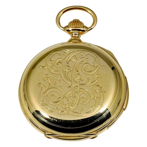 Danish minute repeating watch with split seconds Circa 1878 Danish minute repeating watch with split seconds Circa 1878