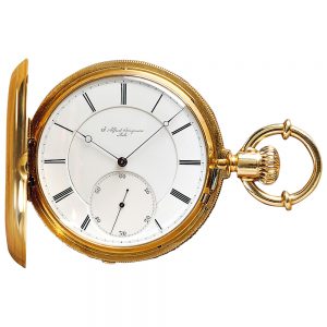 Swiss fine gold lever chronometer watch Circa 1873