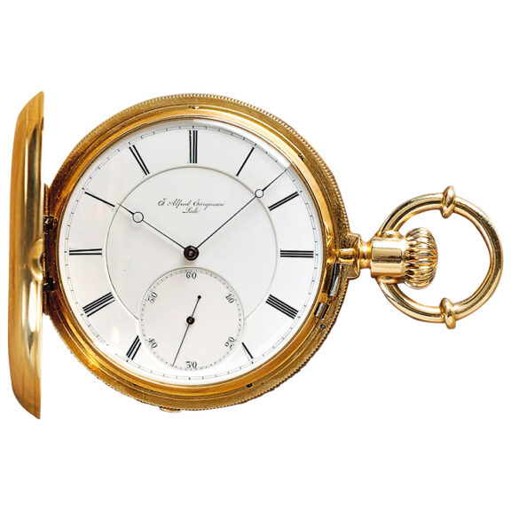 Swiss fine gold lever chronometer watch Circa 1873