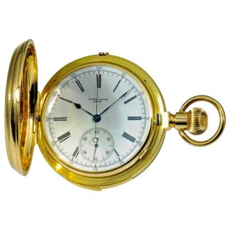 Swiss heavy gold minute repeating pocket watch Circa 1980