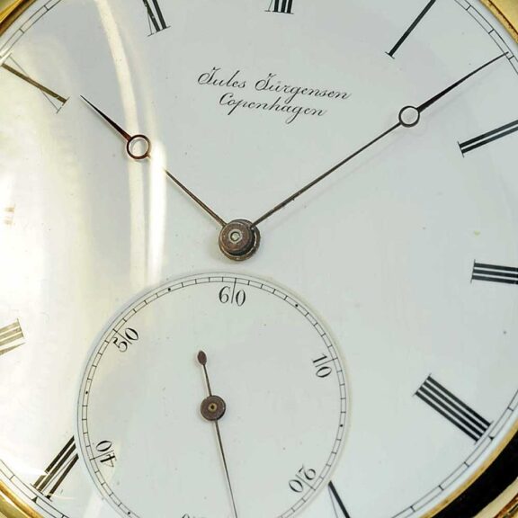 Danish heavy minute repeating gold pocket watch Circa 1870 Danish heavy minute repeating gold pocket watch Circa 1870