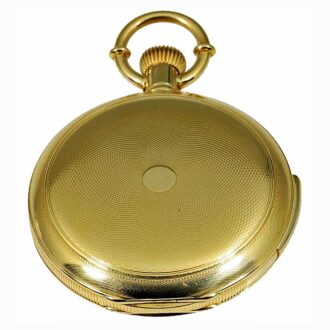 Danish heavy minute repeating gold pocket watch Circa 1870
