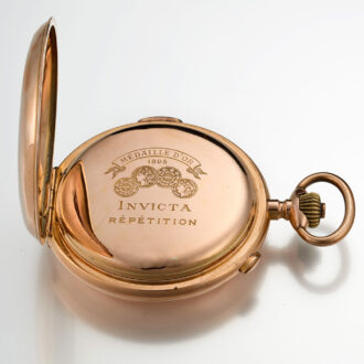 A Swiss 18k gold complicated lever pocket watch Circa 1900