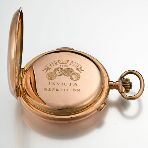A Swiss 18k gold complicated lever pocket watch Circa 1900 A Swiss 18k gold complicated lever pocket watch Circa 1900