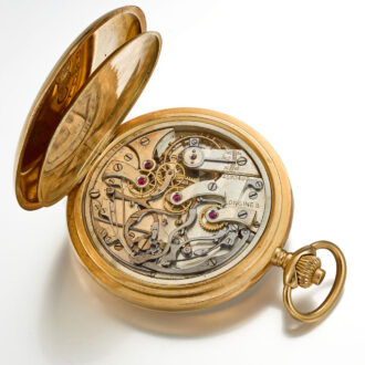 A 18 carat gold Swiss doktors watch with register Circa 1915