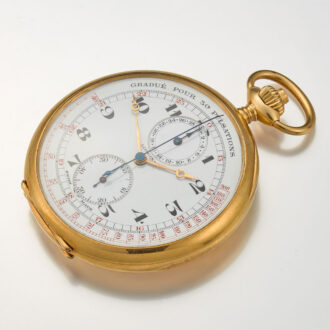 A 18 carat gold Swiss doktors watch with register Circa 1915