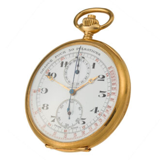 A 18 carat gold Swiss doktors watch with register Circa 1915