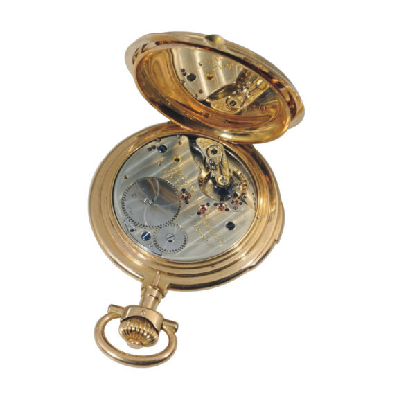 German gold hunting cased minute repeating lever Circa 1907 German gold hunting cased minute repeating lever Circa 1907