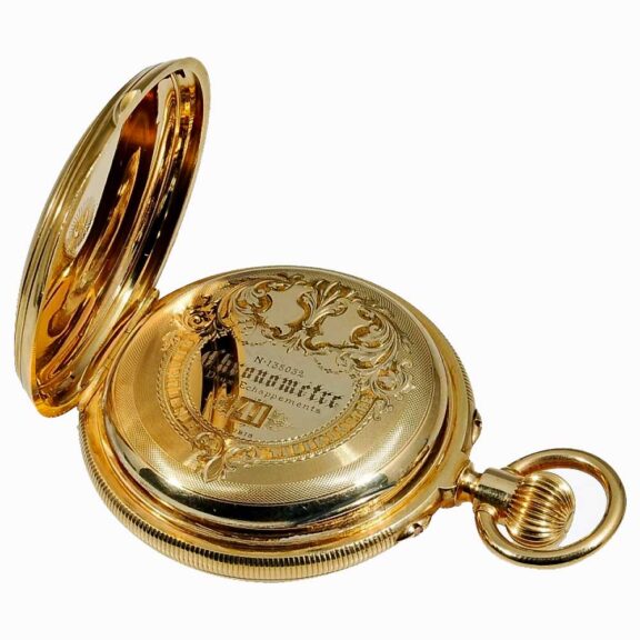 Swiss very rare and complicated 18k pocket watch Circa 1870 Swiss very rare and complicated 18k pocket watch Circa 1870