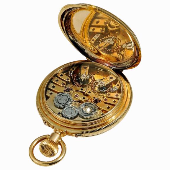 Swiss very rare and complicated 18k pocket watch Circa 1870 Swiss very rare and complicated 18k pocket watch Circa 1870