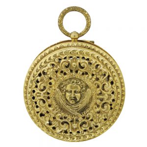 Very early German tambour verge watch with alarm Circa 1580