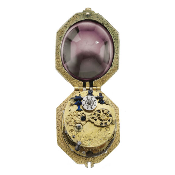 Small English octagonal pre-hairspring verge Circa 1640 Small English octagonal pre-hairspring verge Circa 1640