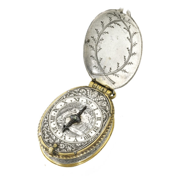 English silver and gilt metal pre hairspring verge Circa 1640