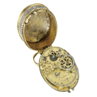 English silver and gilt metal pre-hairspring verge Circa 1640
