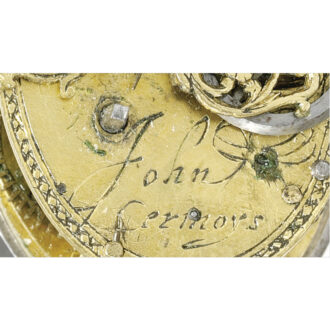 English silver and gilt metal pre-hairspring verge Circa 1640
