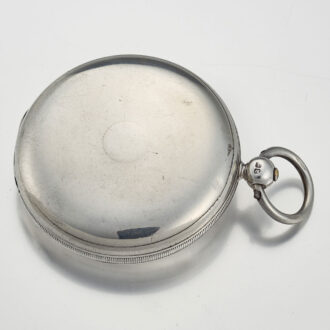 An English silver stopable seconds lever watch Circa 1850