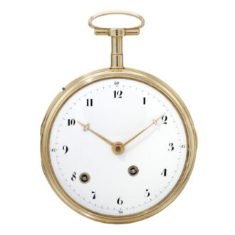 Very rare Swiss gold and enamel automata watch Circa 1820