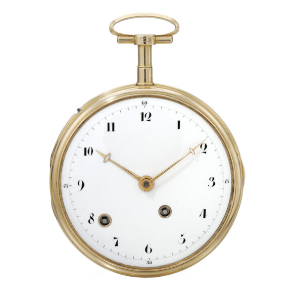 Very rare Swiss gold and enamel automata watch Circa 1820 Very rare Swiss gold and enamel automata watch Circa 1820