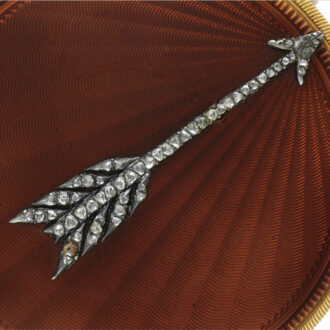 Rare French gold pearl-set montre a tact watch Circa 1820