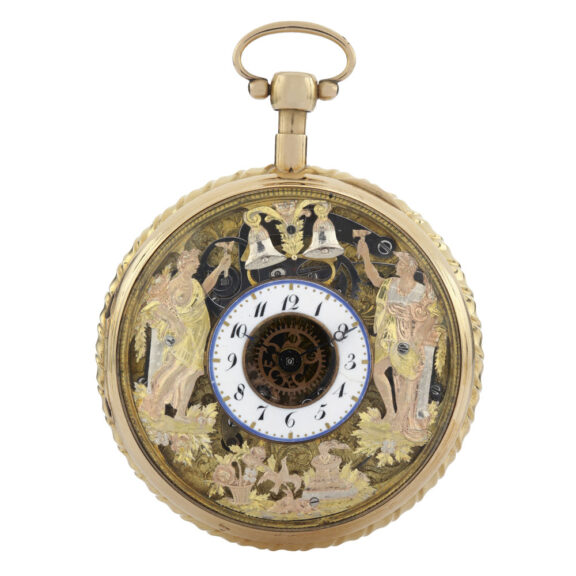 Swiss 18k Jacquemart automaton quarter repeater Circa 1810 Swiss 18k Jacquemart automaton quarter repeater Circa 1810