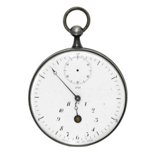 French rare pocket chronometer with regulator Circa 1809 