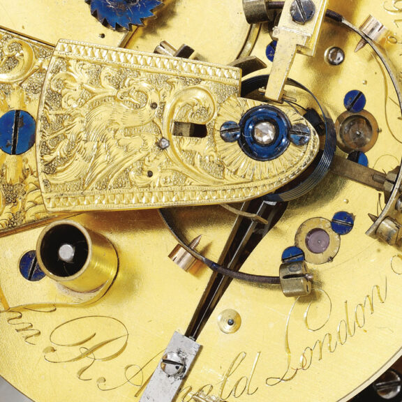 English gold open faced pocket chronometer Circa 1797 English gold open faced pocket chronometer Circa 1797