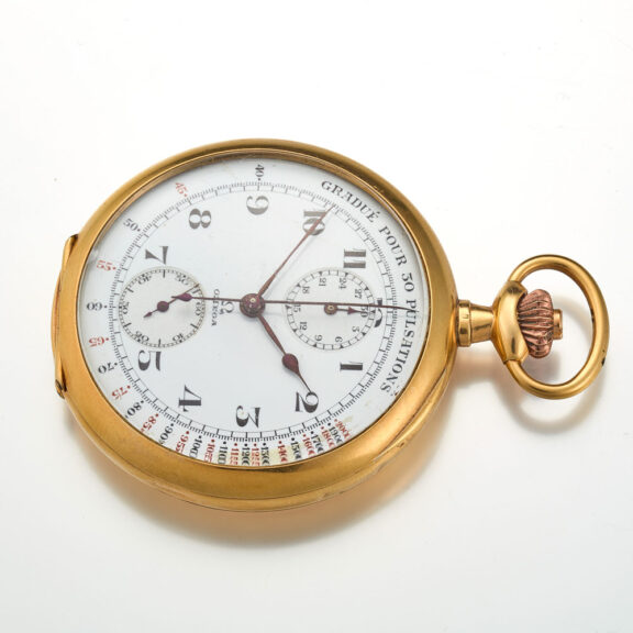 A 18 carat gold Swiss doktors watch with register Circa 1915 A 18 carat gold Swiss doktors watch with register Circa 1915