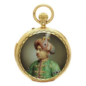 English gold and enamel minute repeating watch Circa 1890
