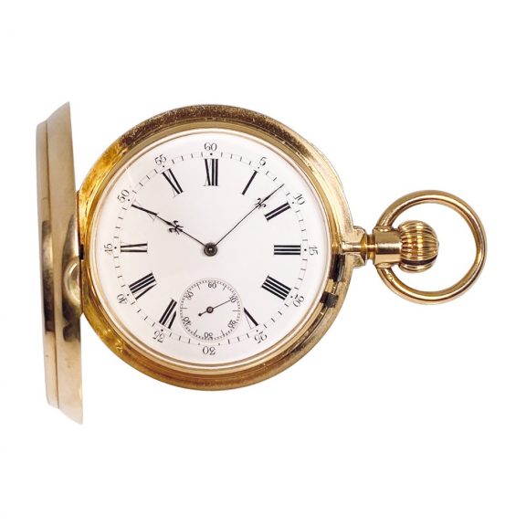 Swiss 14K rose gold lever for the Russian market Circa 1900