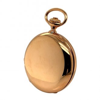 Fine Swiss rose gold full hunter pocket watch Circa 1888 Fine Swiss rose gold full hunter pocket watch Circa 1888