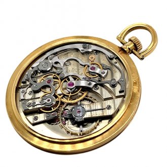 French gold medical watch with chronograph Circa 1925