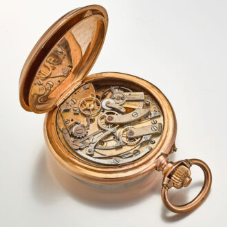 An Ulysse Nardin Swiss chronograph with register Circa 1900