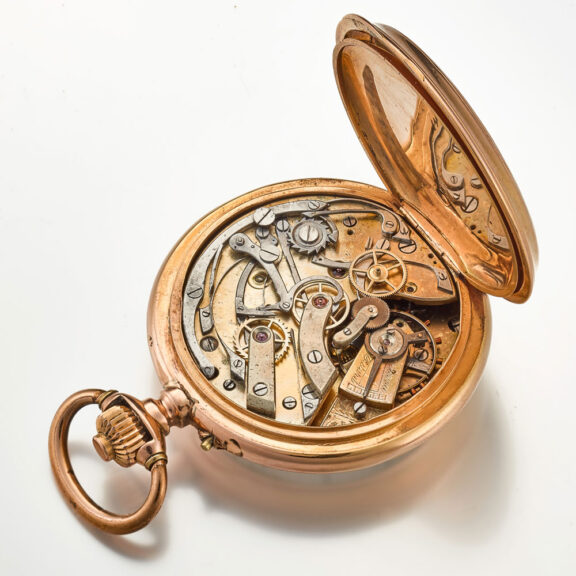 An Ulysse Nardin Swiss chronograph with register Circa 1900 An Ulysse Nardin Swiss chronograph with register Circa 1900