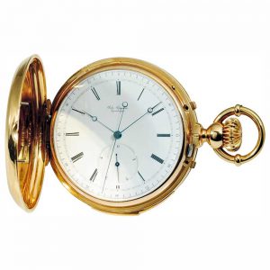 Danish watch with stoppable 