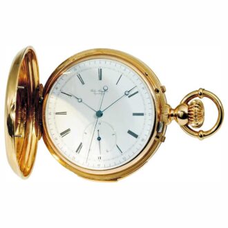 Danish watch with stoppable "seconde foudroyante" Circa 1866