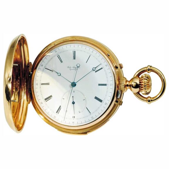 Danish watch with stoppable "seconde foudroyante" Circa 1866