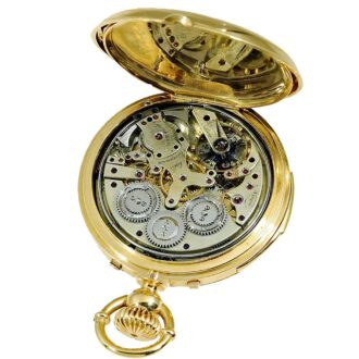 Danish watch with stoppable "seconde foudrayante" Circa 1866