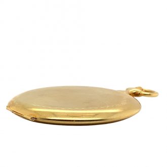 Ultra-flat Swiss 18 carat gold hunting cased pocket watch Circa 1980