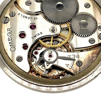 Rare Swiss platinum and diamond-set Art Deco dress watch Circa 1926