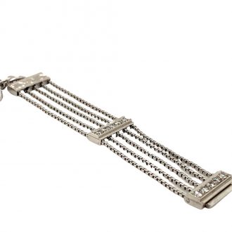 Rare Swiss platinum and diamond-set Art Deco dress watch Circa 1926