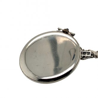 Rare Swiss platinum and diamond-set Art Deco dress watch Circa 1926