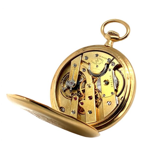 Swiss 18K yellow gold open faced lever pocket watch Circa 1925 Swiss 18K yellow gold open faced lever pocket watch Circa 1925
