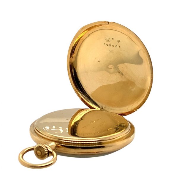 Swiss 18K yellow gold open faced lever pocket watch Circa 1925 Swiss 18K yellow gold open faced lever pocket watch Circa 1925